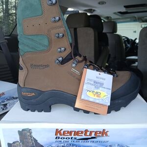 Kenetrek Men's Brown & Green Guide 400 Waterproof Hiking Boots